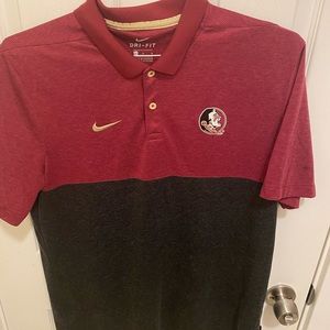FSU Nike Mens Polo Size Large